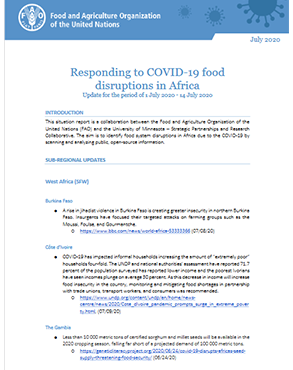 Responding to COVID-19 food disruptions in Africa title=