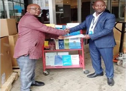 UNECA Donated Books & ECA Publications to the Hawassa University institutional 