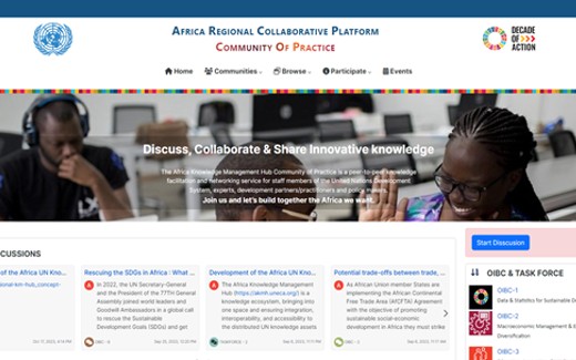 UN RCP Africac Community of Practice Platform for the OIBCs