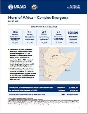 Horn of Africa - Complex Emergency Fact Sheet #2, Fiscal Year (FY) 2022  title=