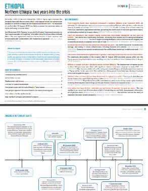 ACAPS Thematic Report: Northern Ethiopia: two years into the crisis  title=