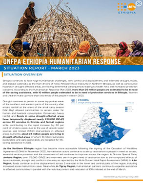 UNFPA Ethiopia Humanitarian Response: Situation  title=