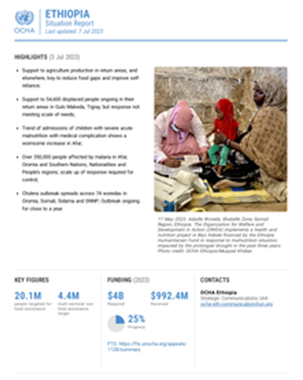 Ethiopia - Situation Report   title=