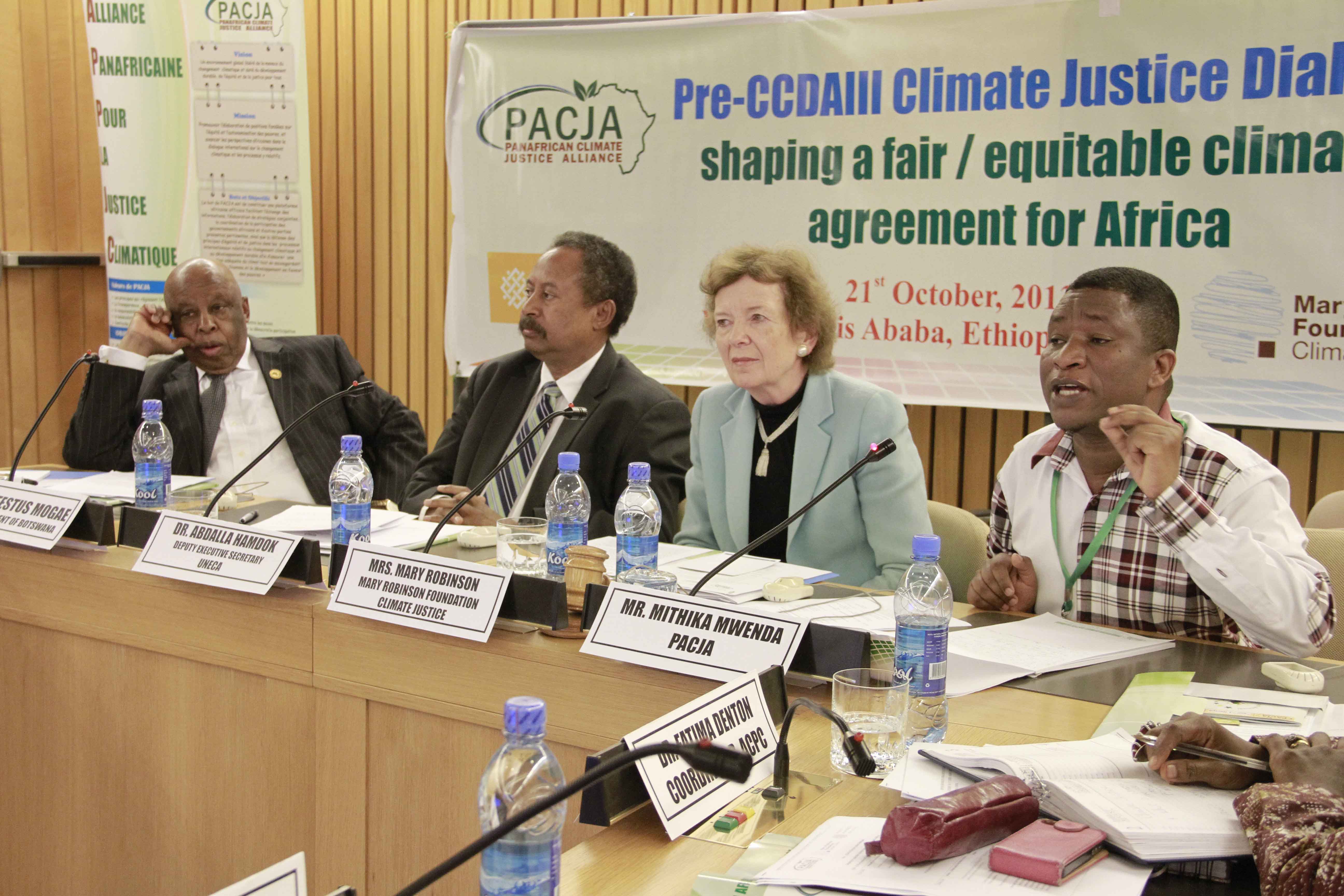 Third Annual Conference on Climate Change and Development in Africa (CCDA-III), organized by the African Climate Policy Centre, held at the United Nations Conference Centre in Addis Ababa, 21–23 October 2013. Photo © ECA