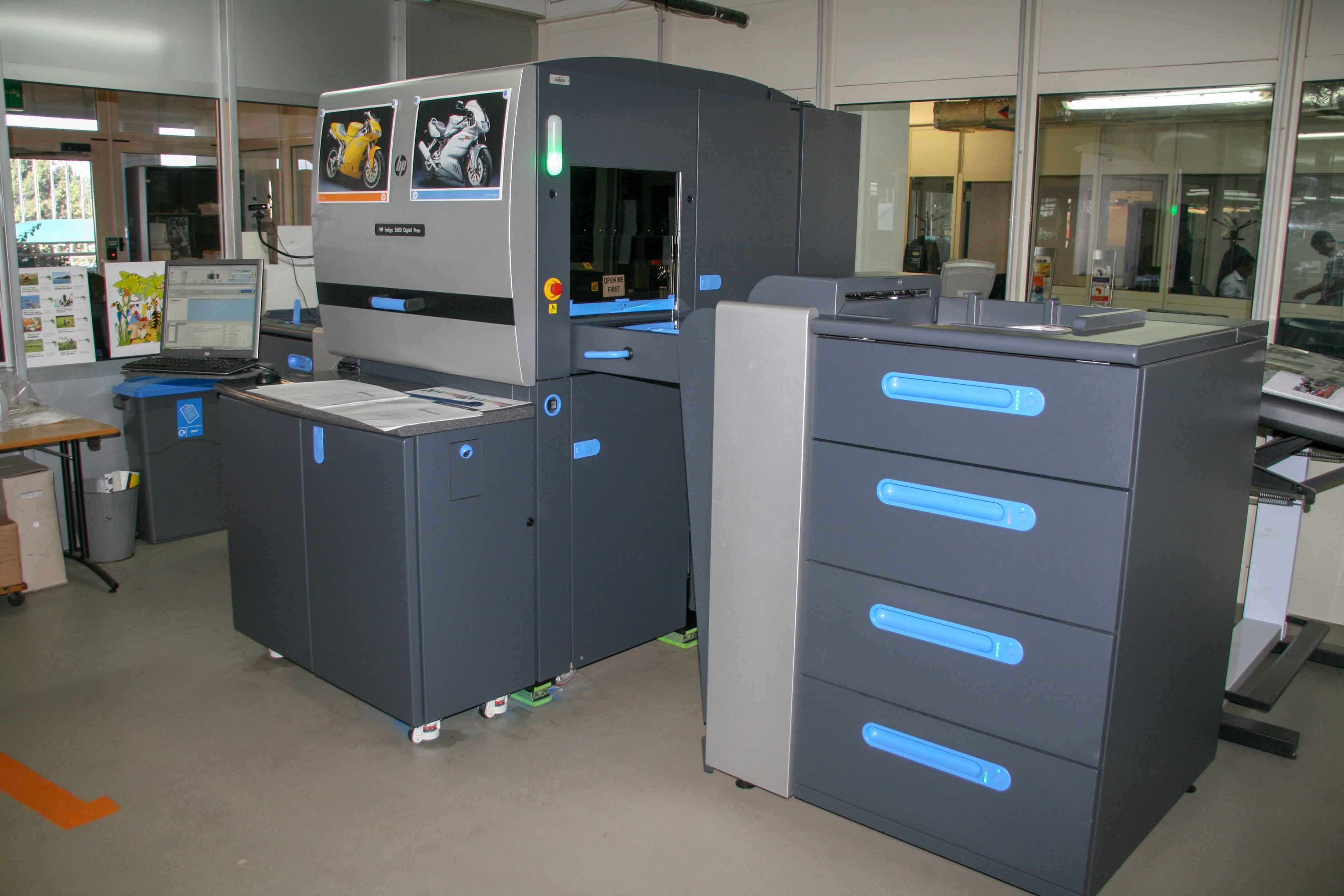 The ECA Print Shop invested in an HP Indigo Digital Press to operationalize the concept of Print-on-Demand in 2015, which has progressively become the dominant technology in the modern publishing industry. Photo © ECA