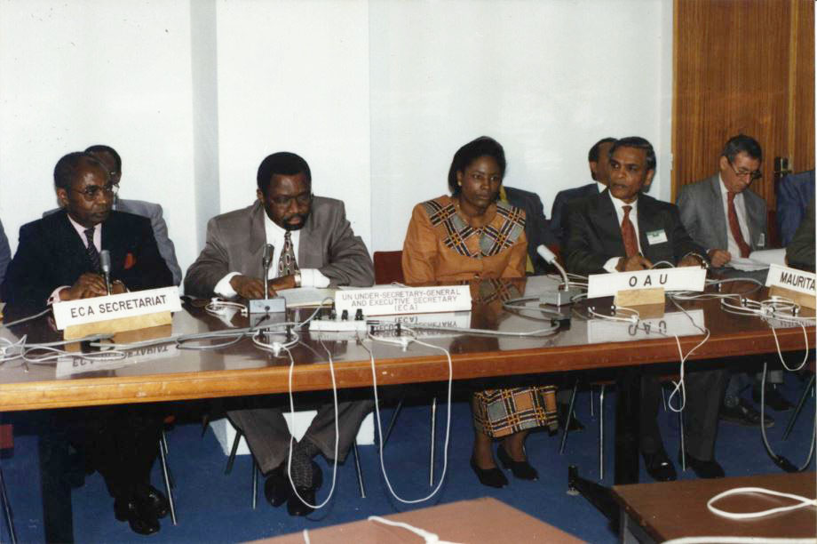 First meeting of the African Reginal Conference on Science held in Addis Ababa, 6 – 10 November 1995. Photo © ECA