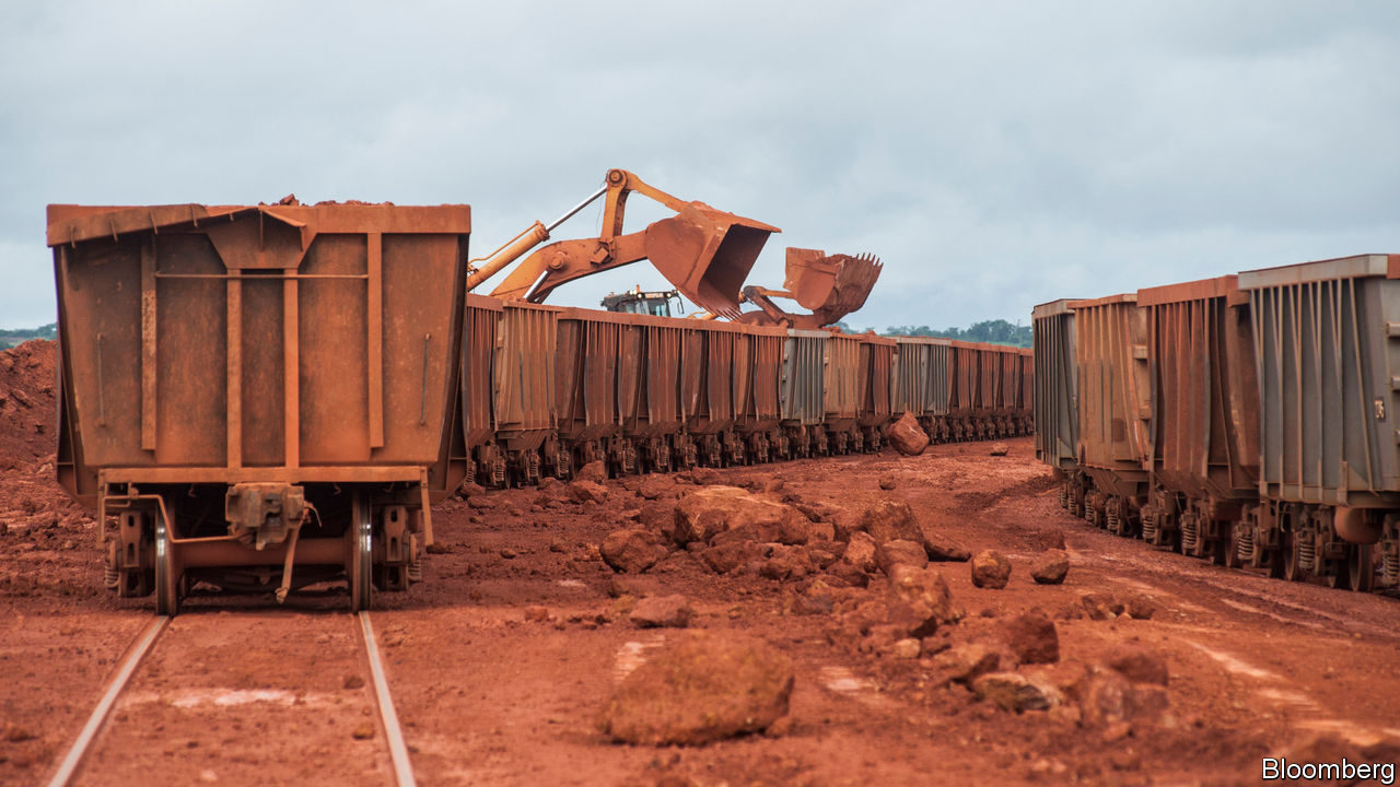 Bauxite mining in Guinea. The Africa Mining Vision is designed to support African Governments in tackling the complex linkages that must be unlocked in order to make mineral resources truly developmental. Photo courtesy.