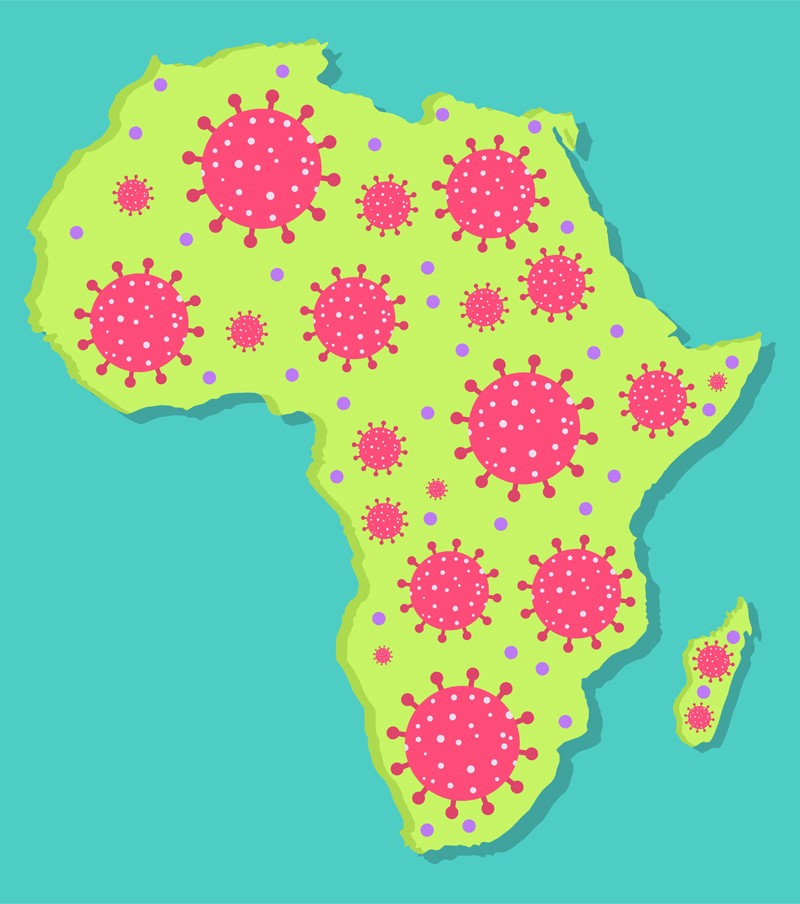 Ongoing COVID-19 activity in Sub-Saharan Africa indicates the maintenance of basic health precautions.