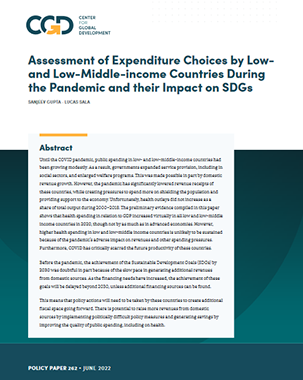 Assessment of Expenditure Choices by Lowand Low-Middle-income Countries During the Pandemic and their Impact on SDGs title=