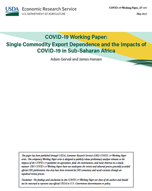 COVID-19 Working Paper: Single Commodity Export Dependence and the Impacts of COVID-19 in Sub-Saharan Africa title=