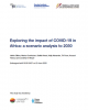 Exploring the impact of COVID-19 in Africa: a scenario analysis to 2030 title=
