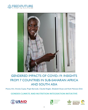 Gendered impacts of COVID-19: Insights from 7 countries in Sub-Saharan Africa and South Asia title=