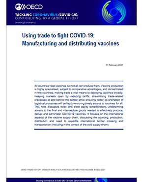 Using trade to fight COVID-19: Manufacturing and distributing vaccines title=