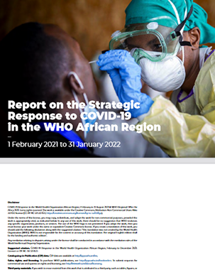 Report on the Strategic Response to COVID-19 in the WHO African Region: title=