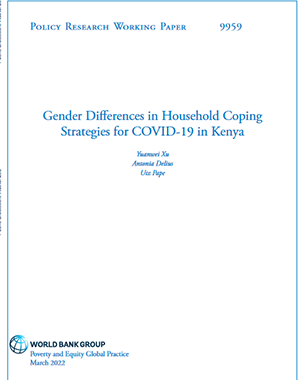 Gender Differences in Household Coping Strategies for COVID-19 in Kenya (English) title=