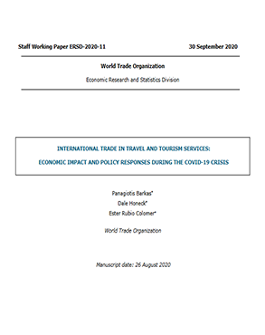 International trade in travel and tourism services: Economic impact and policy responses during the COVID-19 crisis title=