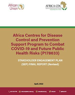 Africa CDC Support Program to Combat COVID-19 and Future Public Health Risks title=