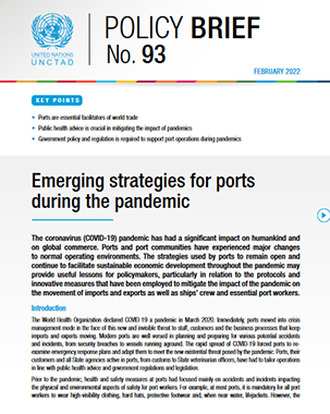 Emerging strategies for ports during the pandemic title=