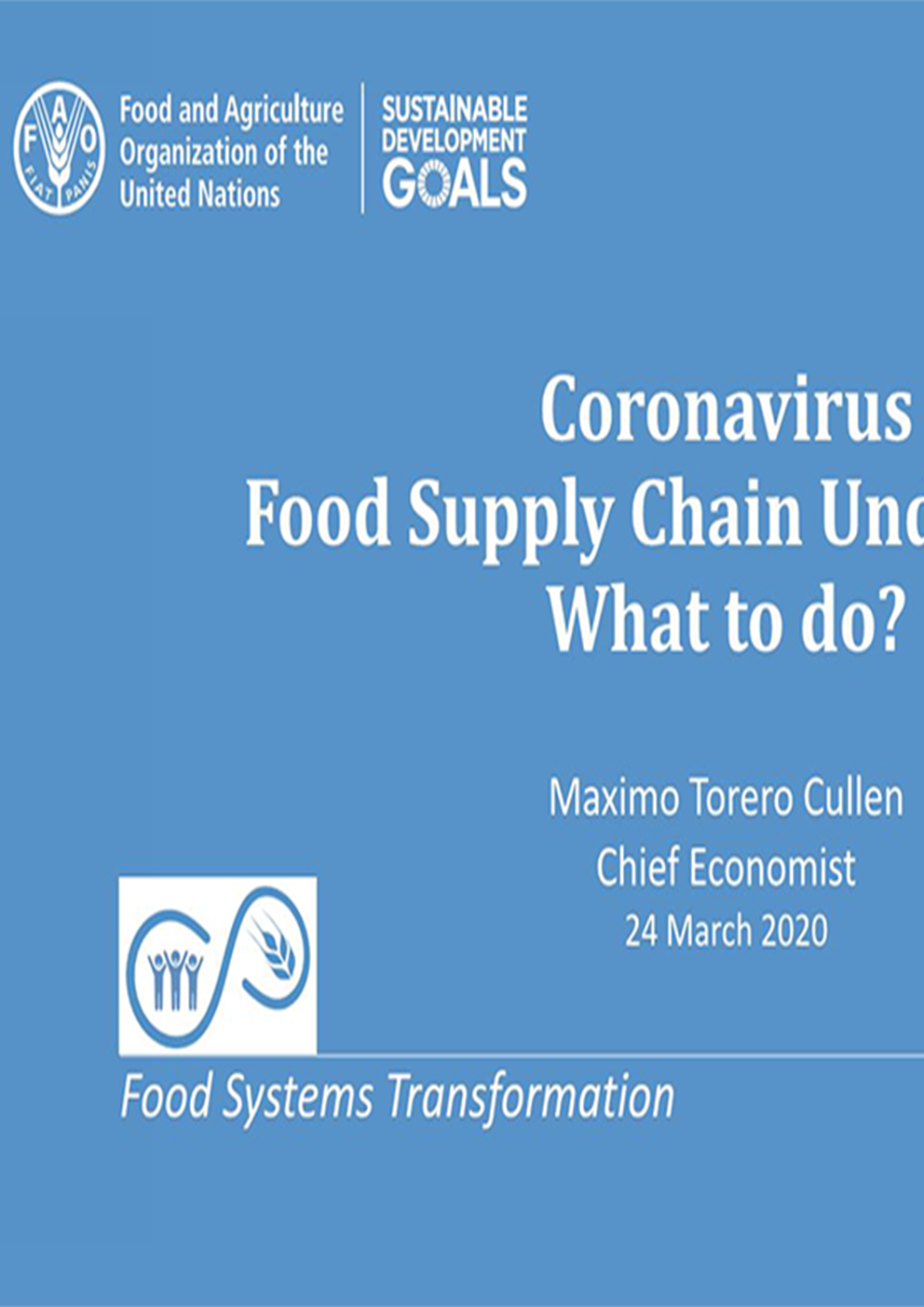 Coronavirus Food Supply Chain Under Strain What to do? title=