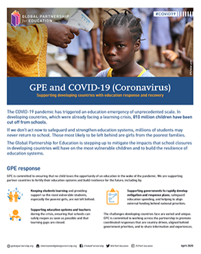 GPE and COVID-19 (Coronavirus) title=