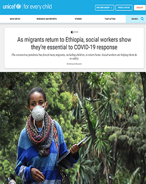 As migrants return to Ethiopia, social workers show they’re essential to COVID-19 response title=