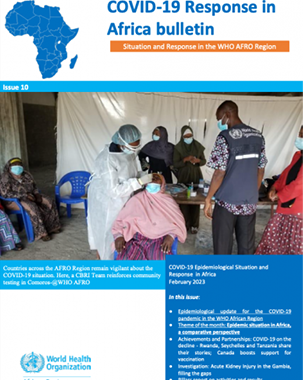 COVID-19 Response in Africa bulletin - Situation and Response in the WHO AFRO Region title=