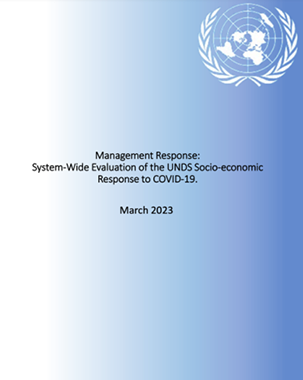 Management Response: System-wide Evaluation of the UNDS Socio-economic Response to COVID-19 title=