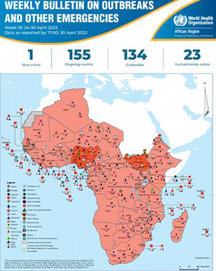 Outbreaks and Emergencies Bulletin, Week 18: 24-30  title=