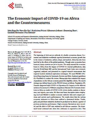 The Economic Impact of COVID-19 on Africa and the Countermeasures title=