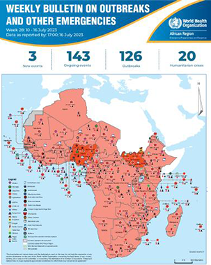 Outbreaks and Emergencies Bulletin, Week 28: 10 - 16 July 2023 title=