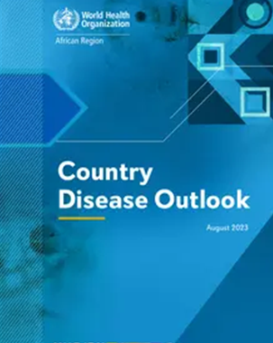 WHO Africa Country Disease Outlook - August 2023 title=