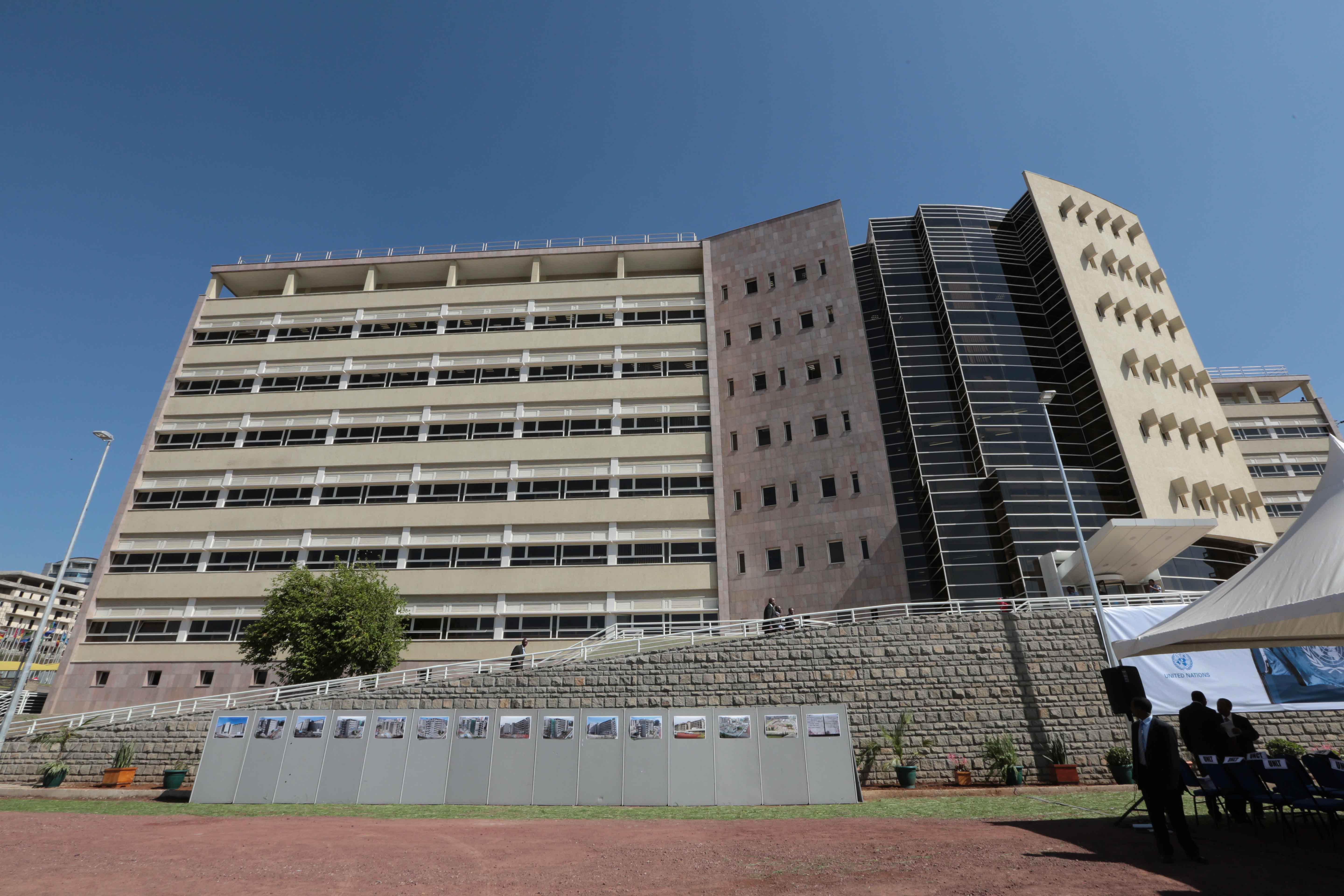 View of the New Office Building at ECA compound October 2014. Photo © ECA