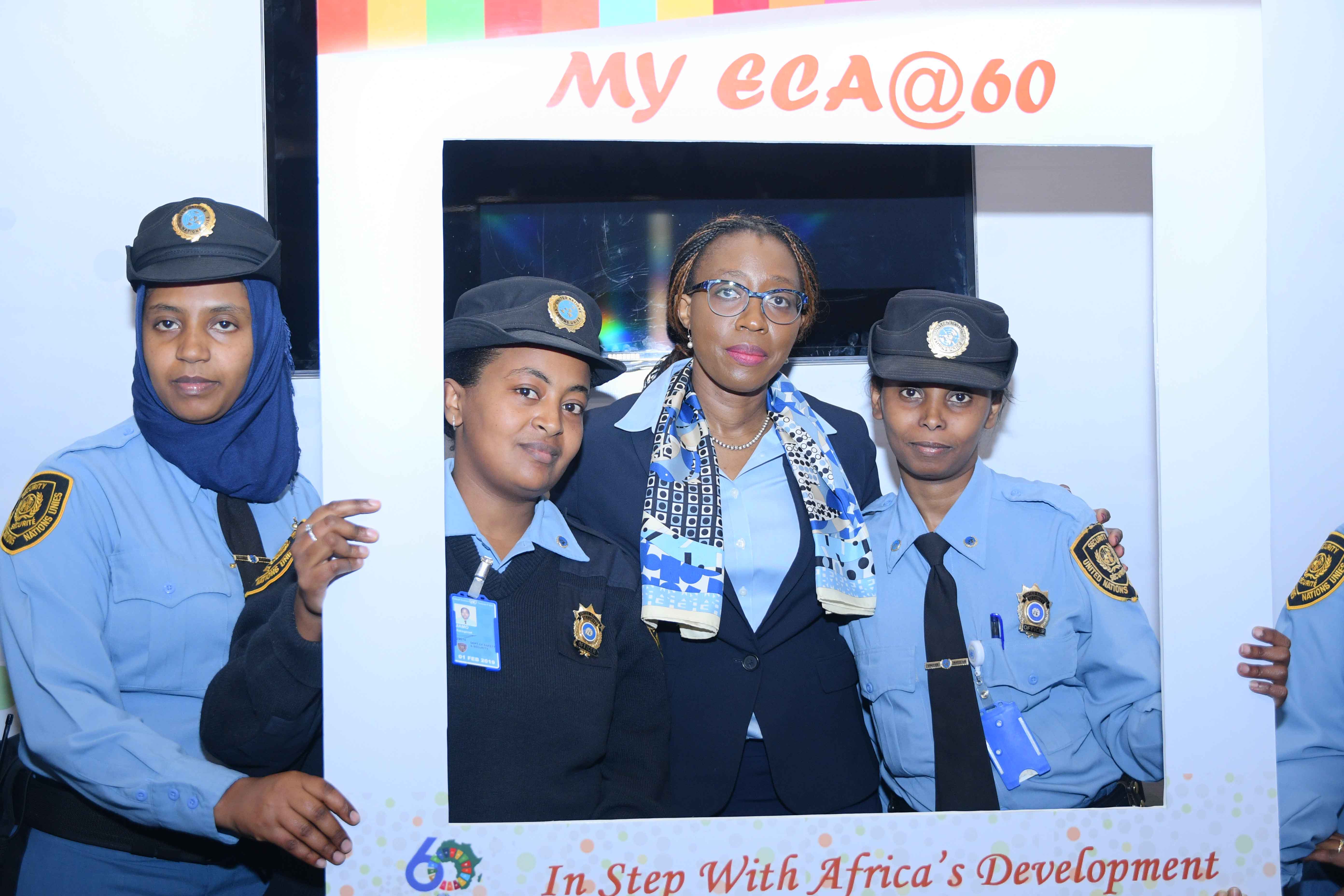 ECA staff at work