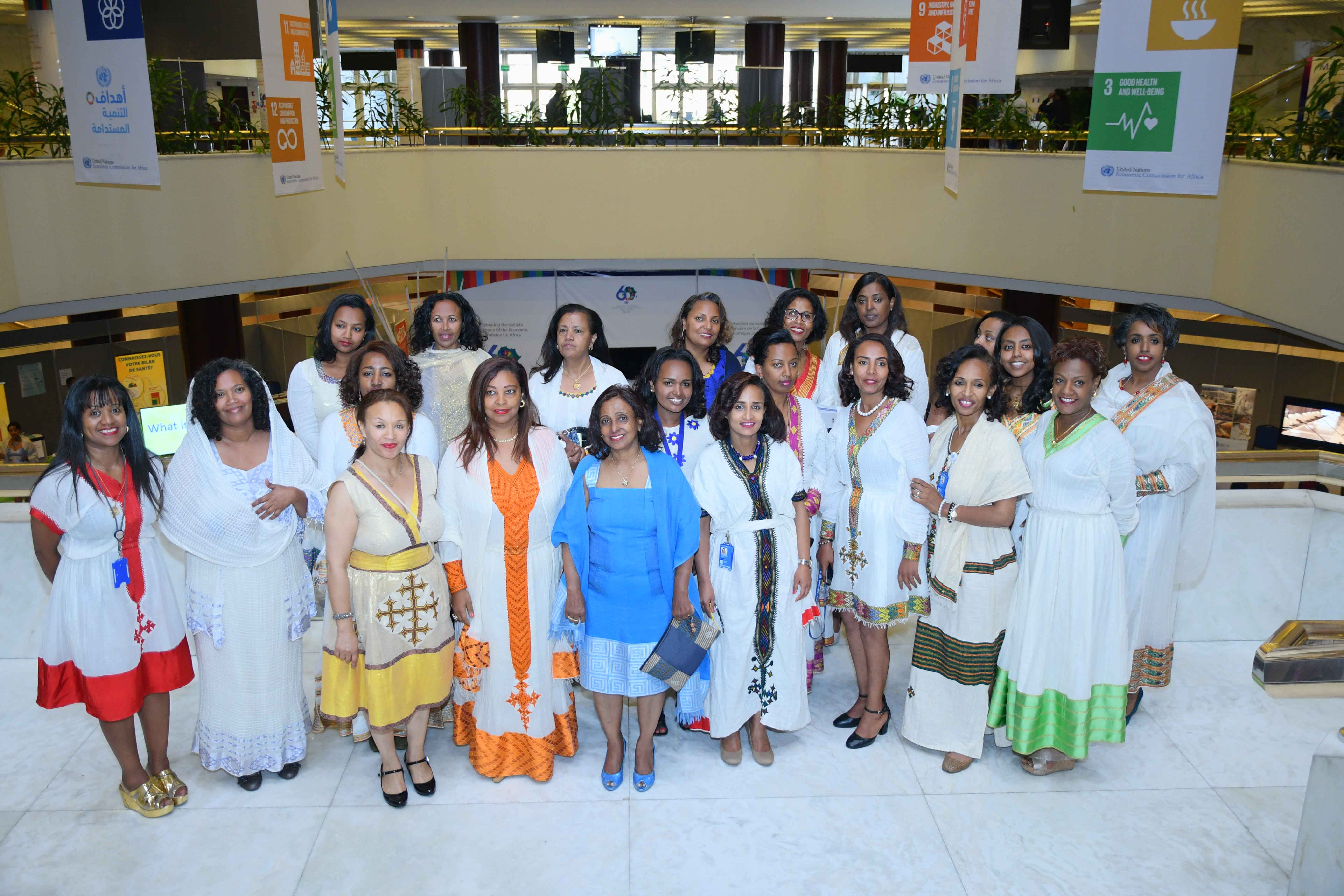 Gender parity at ECA - ECA female staff members at the 60th Celebrations on the 17 December 2018