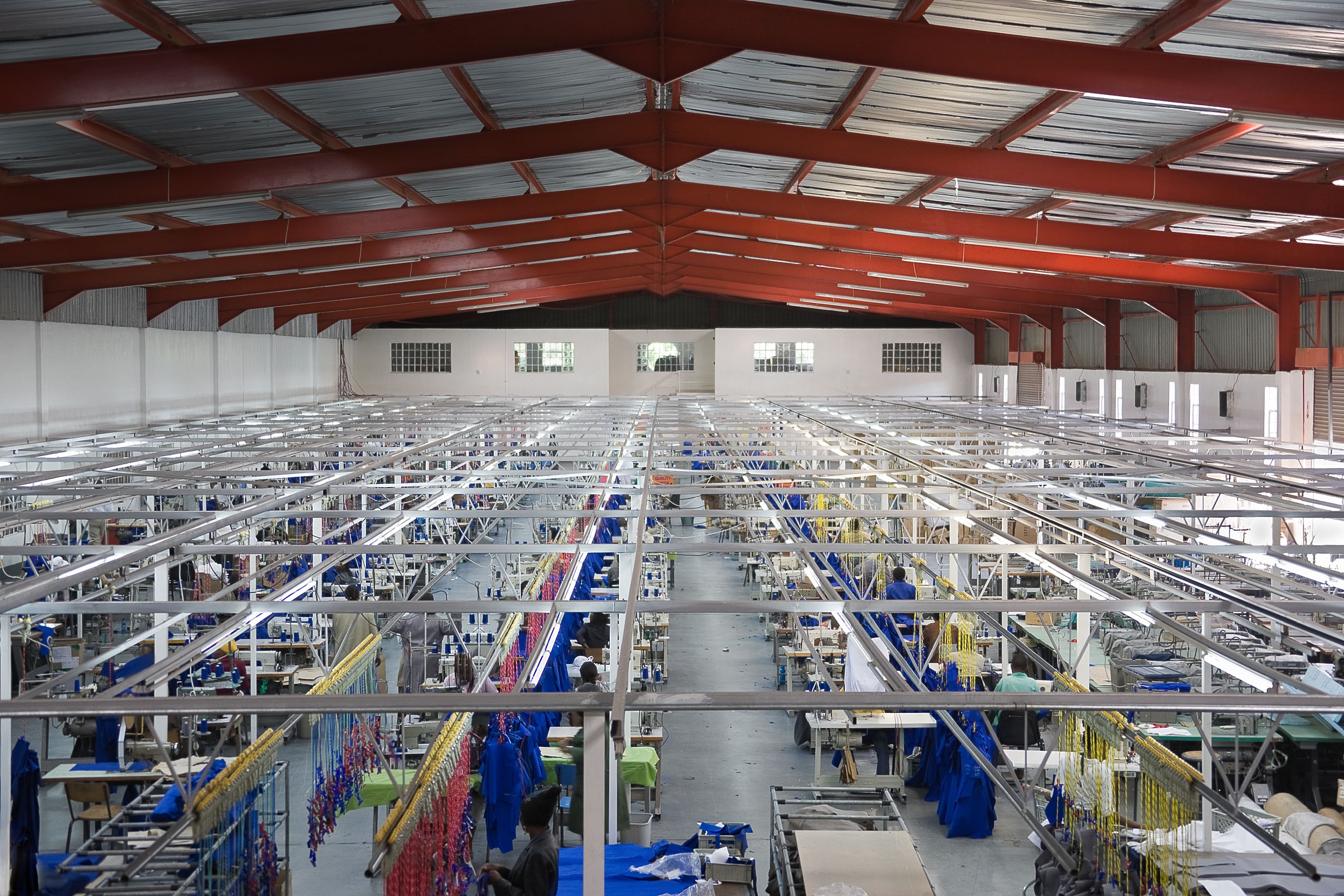 Textile factory in South Africa. During a good part of the current decade, industrialization has gained traction as exemplified by Sustainable Development Goal 9 on industry, innovation and infrastructure and ECA advocacy has been the bedrock on which major infrastructure developments in Africa are anchored, as well as the African Continental Free Trade Area-driven trade agenda. Photo © Shutterstock