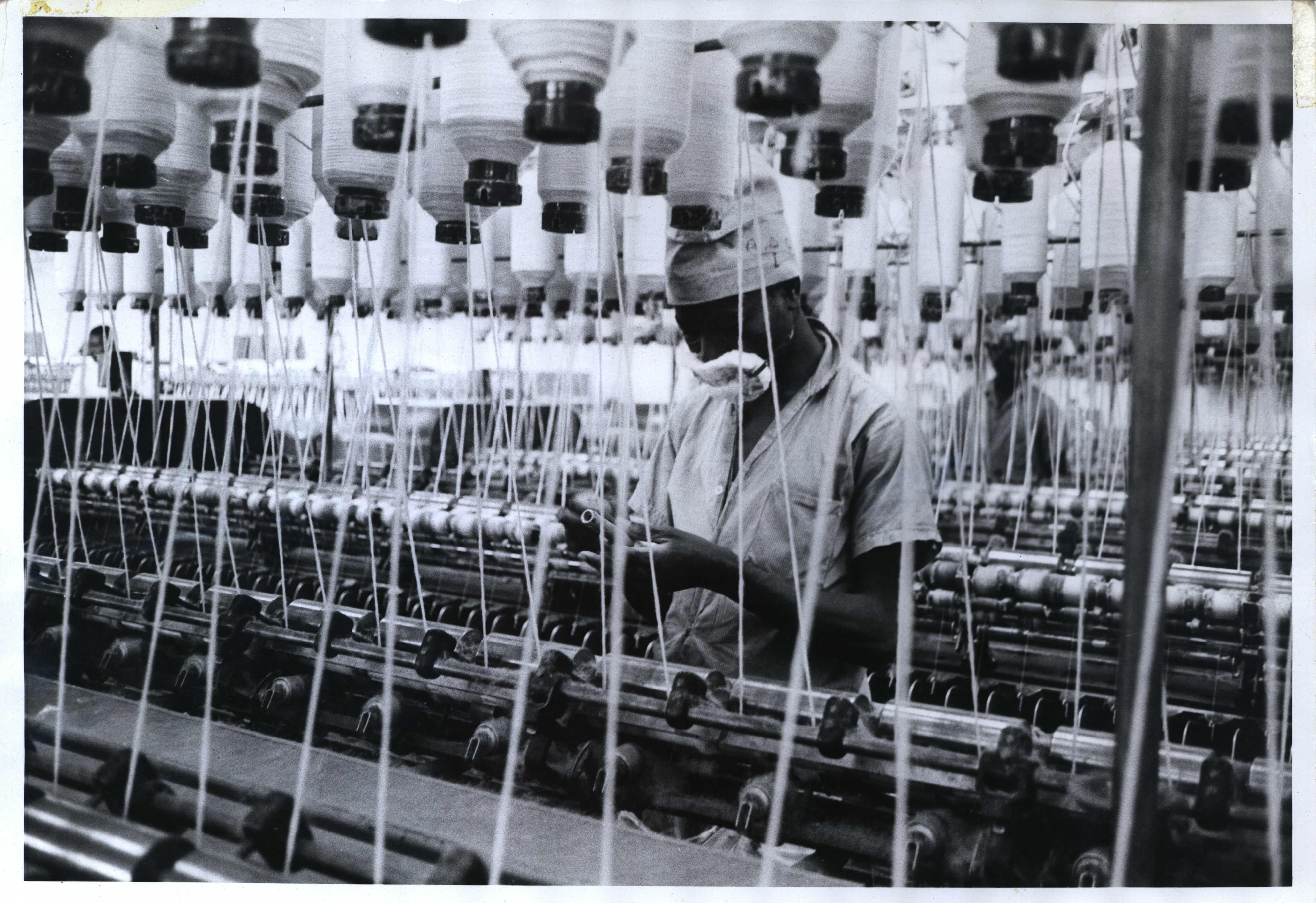 An early textile factory in Malawi. An early textile factory in Malawi.