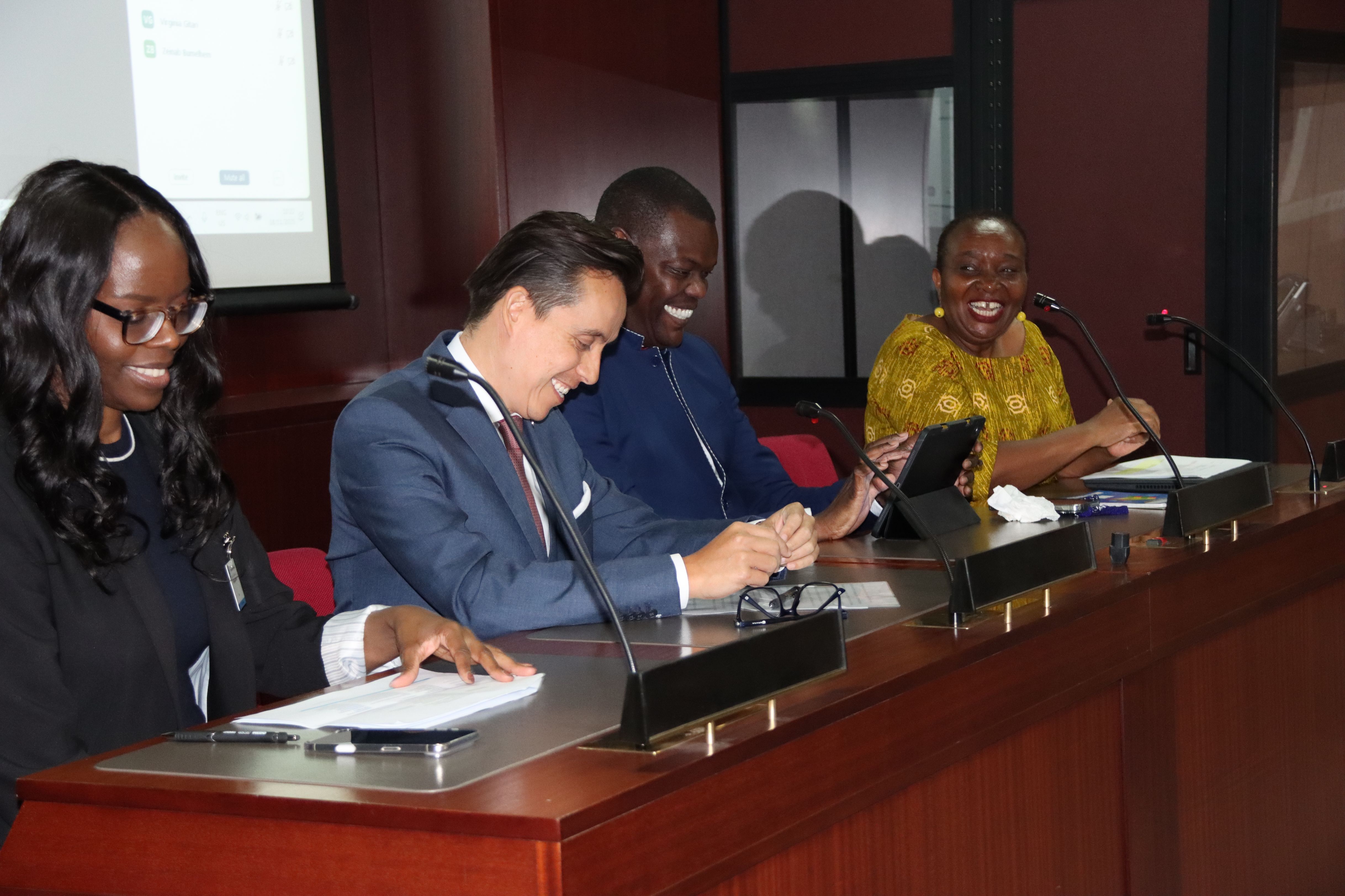ECA Chief of Staff Mr. Abou Diaw and the Deputy Ambassador of Mexico to Ethiopia, Isaias Noguez Tinoco, delivered keynote addresses at the opening of the workshop.