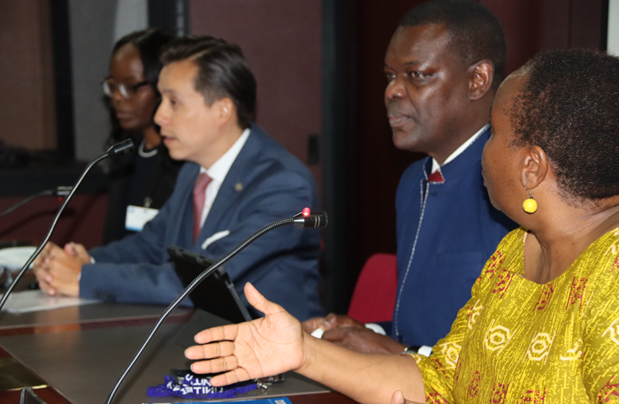 ECA Chief of Staff Mr. Abou Diaw and the Deputy Ambassador of Mexico to Ethiopia, Isaias Noguez Tinoco, delivered keynote addresses at the opening of UN-LINKS 2025