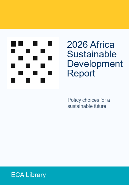 2026 Africa Sustainable Development Report cover