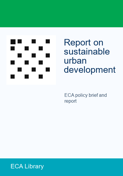 Report on sustainable urban development cover