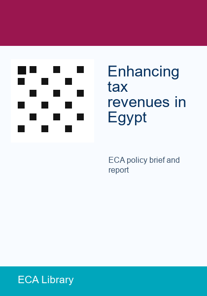 Enhancing tax revenues in Egypt cover